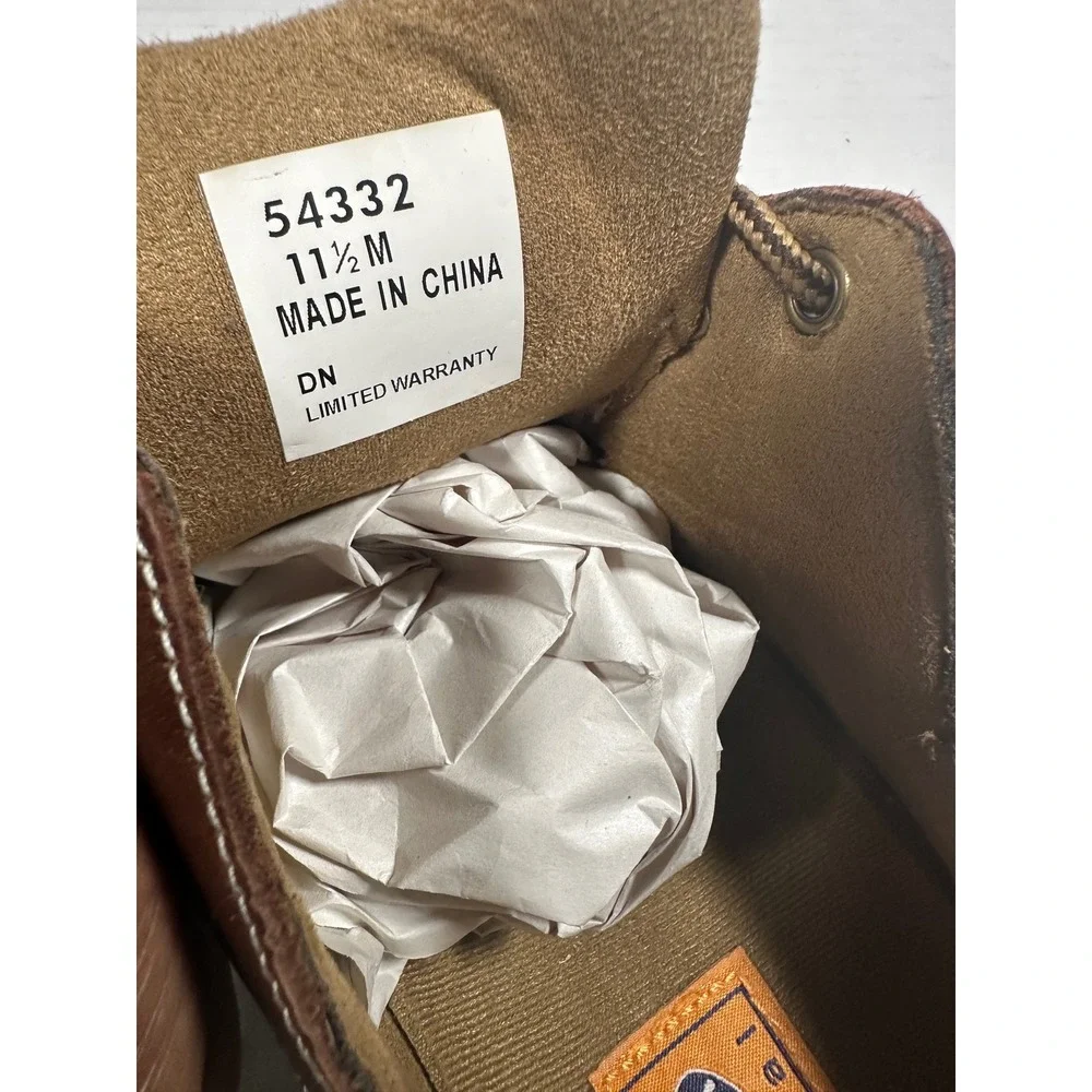 FootJoy Contour Casual Brown Leather Spikeless Golf Shoes Mens 11.5 M‎ 54332